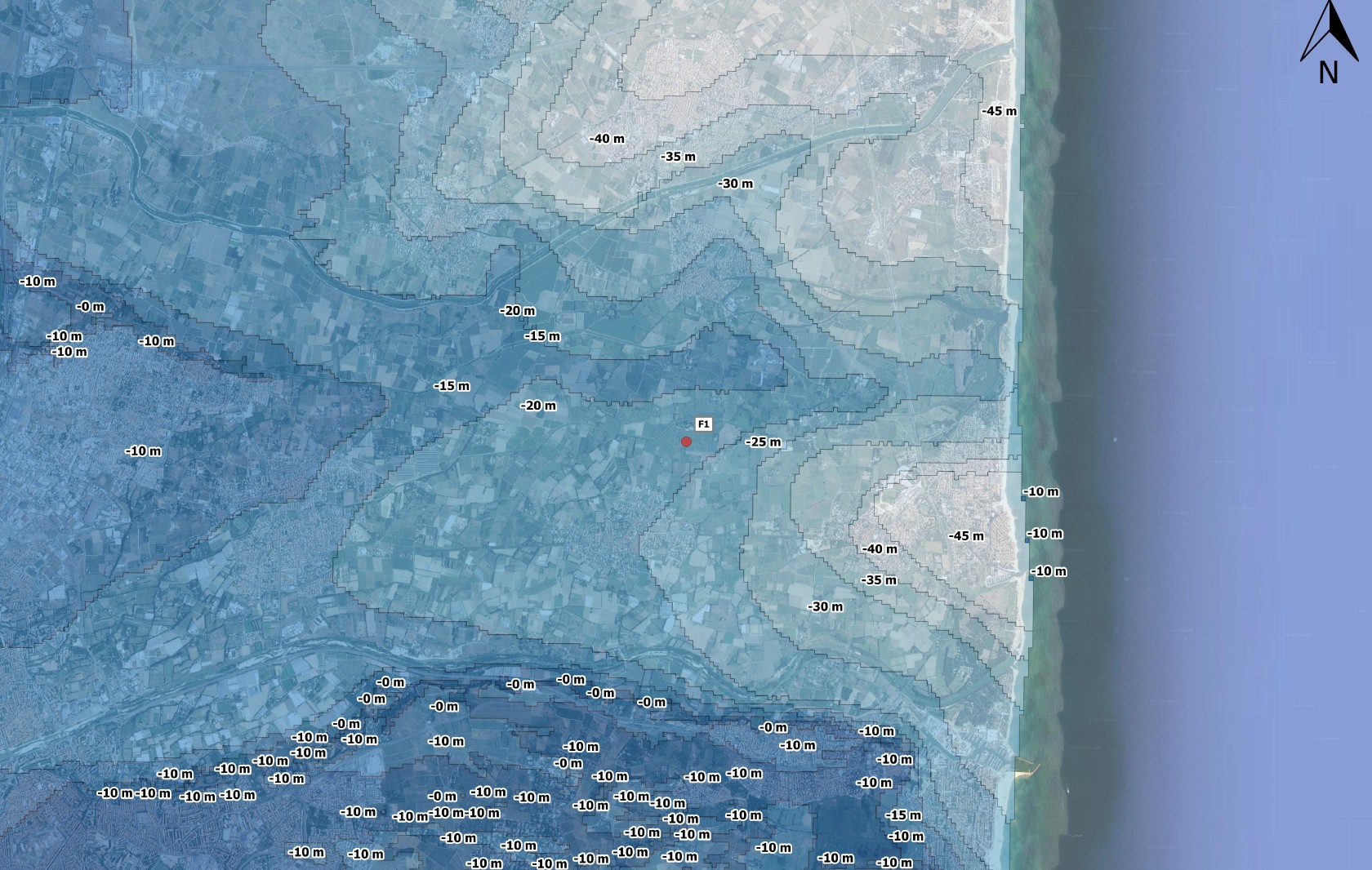 Plan SIG réalisé par Topovia sur QGIS dans les Pyrénées-Orientales